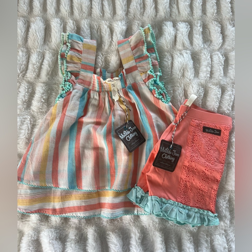 Matilda, Jane, tank top, and shorts set. NWT.